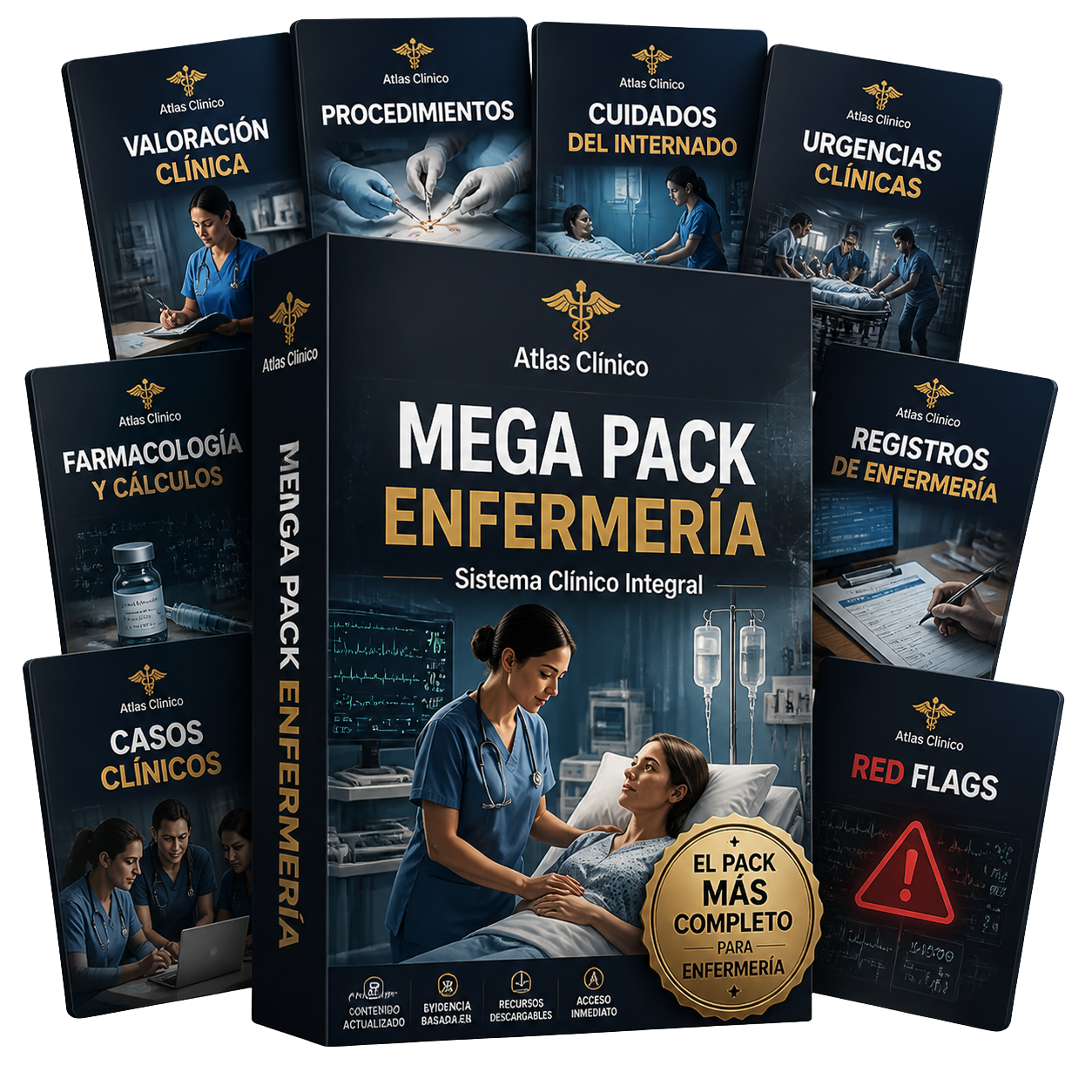 MEGA PACK ENFERMERÍA + CLÍNICO AVANZADO